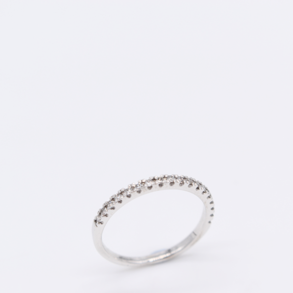 18K Half Eternity Diamond Ring - Image 3