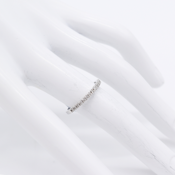 18K Half Eternity Diamond Ring - Image 2