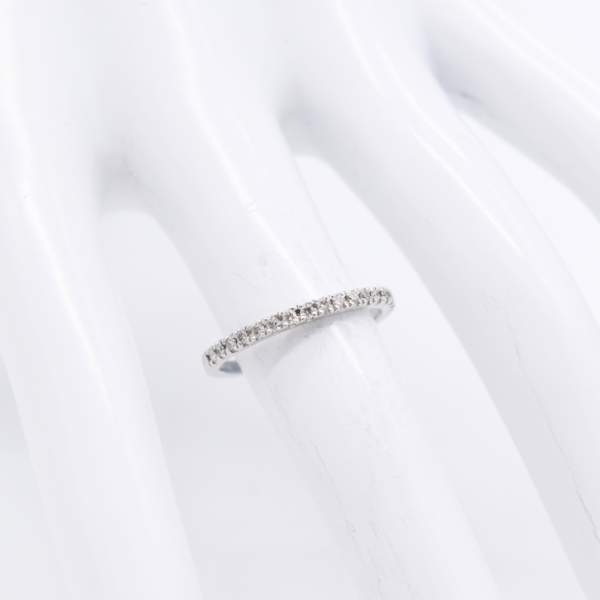 18K Half Eternity Diamond Ring