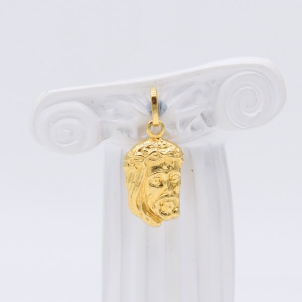 18K Face of Jesus Pendant - Image 3
