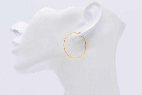 18K Hoop Earings - Image 5