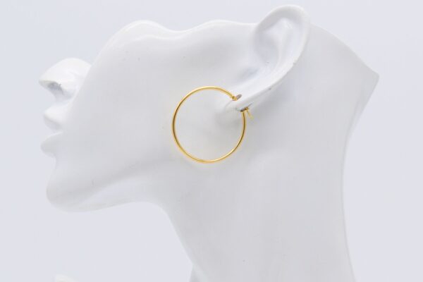 18K Hoop Earings - Image 7