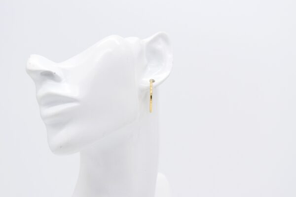18K Hoop Earrings - Image 3