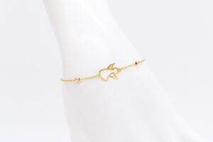 18K Two-tone Guardian Angel Bracelet
