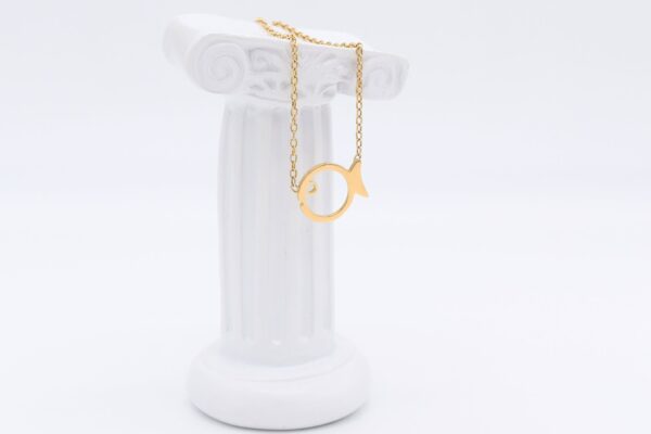 18K Fish Necklace - Image 2