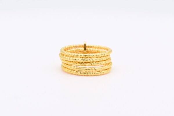 18K Five Stack Ring - Image 5