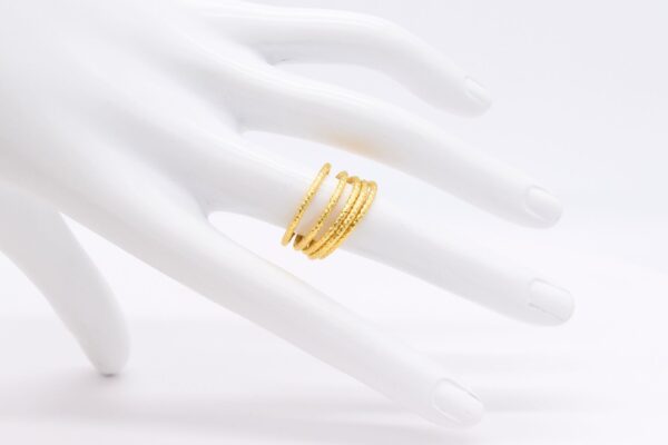 18K Five Stack Ring - Image 3
