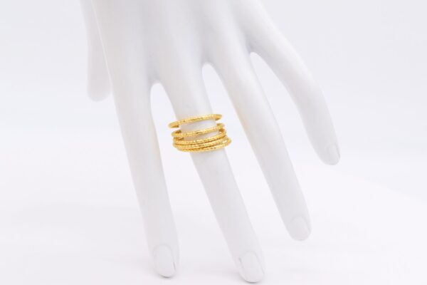 18K Five Stack Ring