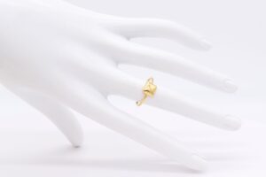 18K Simple Square Ring