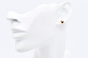 18K Ladybug Stud Earrings