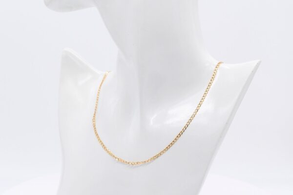 18K Curb Chain Necklace - Image 2