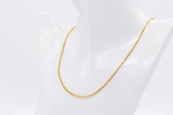 18K Box Chain Necklace