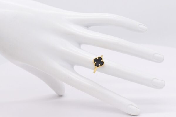 18K Black VCA Ring