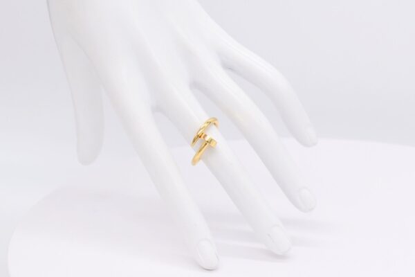18K Nail Ring