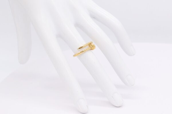 18K Nail Ring
