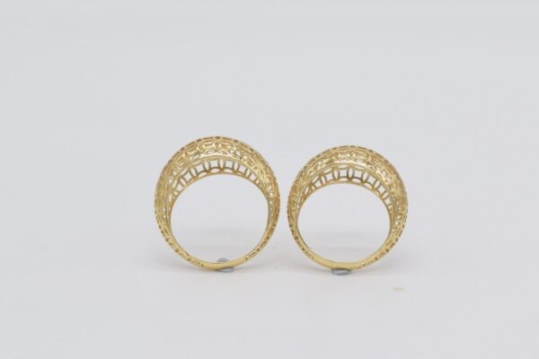 18K Dome Money Catcher Rings - Image 2