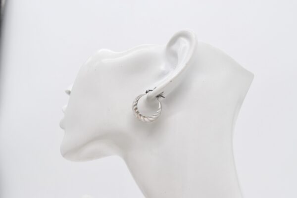 18K Croissant Earrings - Image 2
