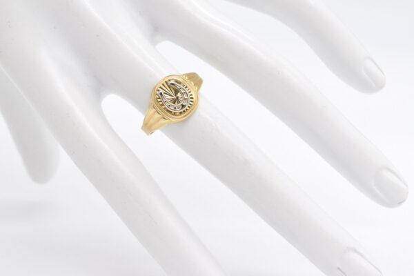 18K Horsehoe Men's Ring