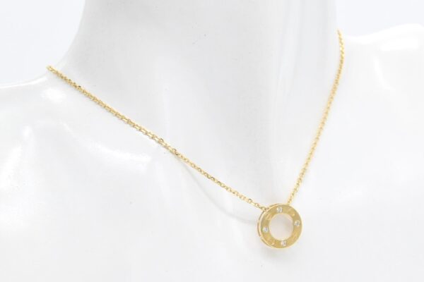 18K Love with CZ Stones Necklace - Image 2
