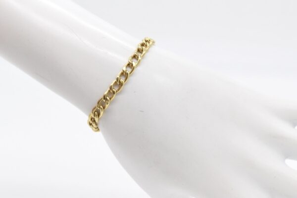 18K Curb Chain Bracelet