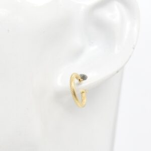 18K Simple Hoop Earrings