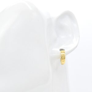 18K Love Huggie Earrings
