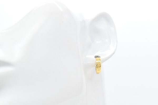 18K Love Huggie Earrings