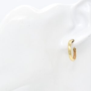 18K Simple Hoop Earrings