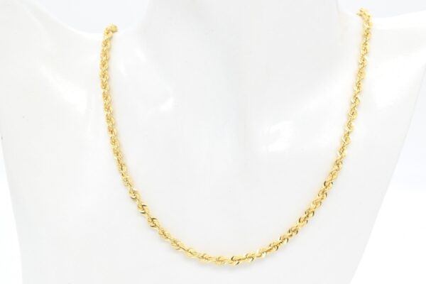 18K Rope Chain Necklace - Image 2