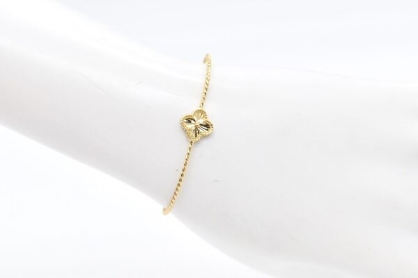 18K Clover Bangle - Image 2