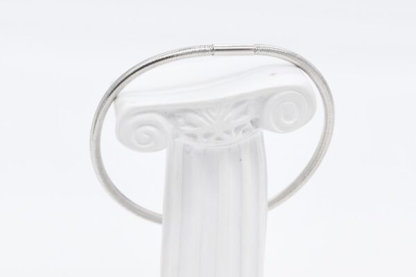 18K Hair Tie Mesh Bangle - Image 2