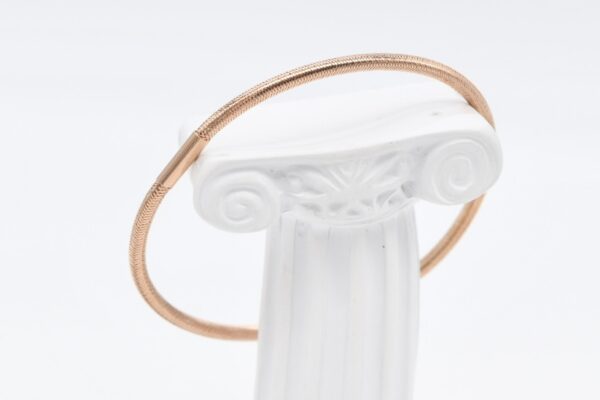 18K Hair Tie Mesh Bangle