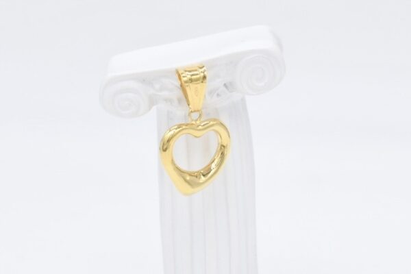 18K Open-Heart Pendant - Image 2