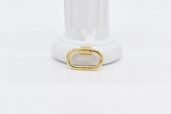 18K Carabiner Pendant
