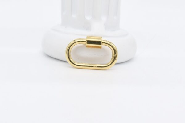18K Carabiner Pendant - Image 2