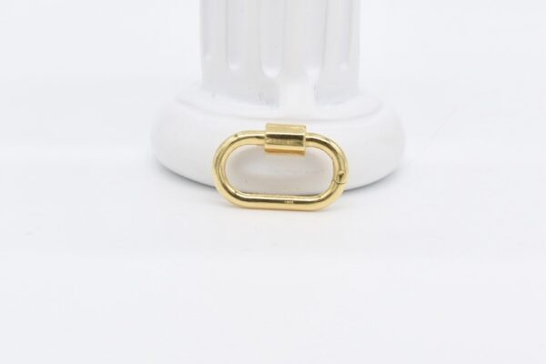 18K Carabiner Pendant - Image 3