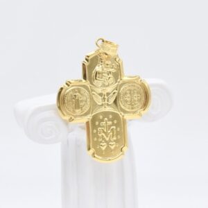 18K 8-way Cross Pendant