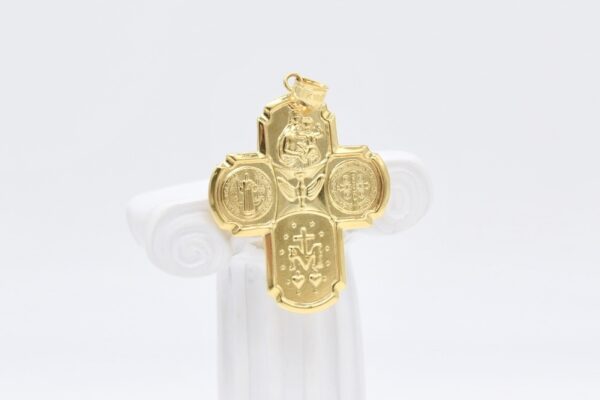 18K 8-way Cross Pendant