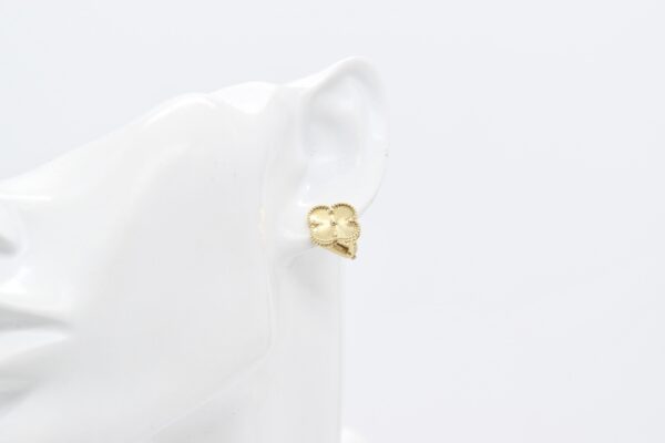 18K Clover Clip-type Earring