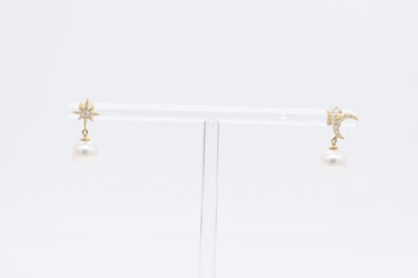 18K Akoya Pearl Earrings - Image 3