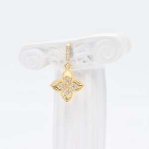18K R-Inspired Flower Pendant