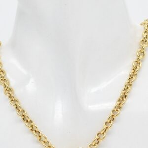 18K Round chunky Chain