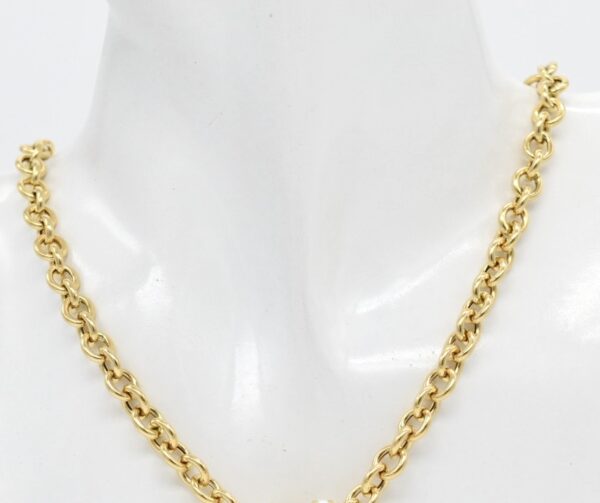 18K Round chunky Chain