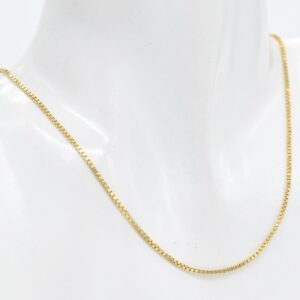 18K Box Chain Necklace