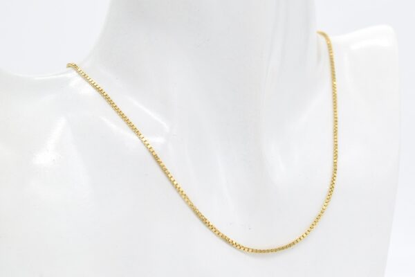 18K Box Chain Necklace