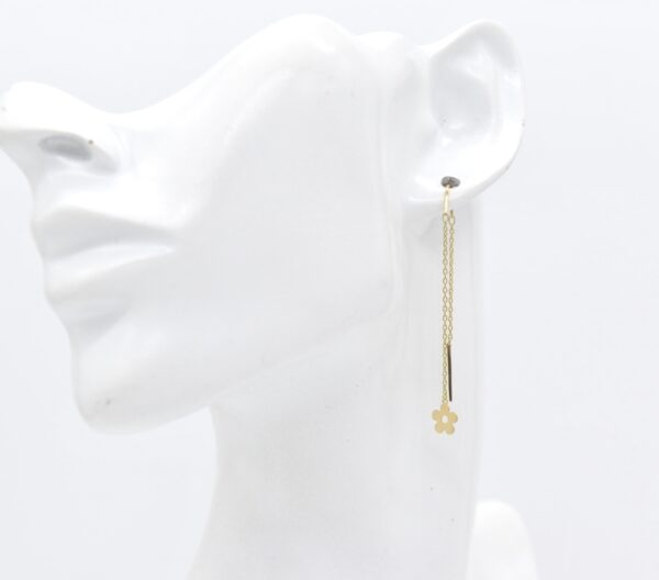18K Flower Tiktak Earrings