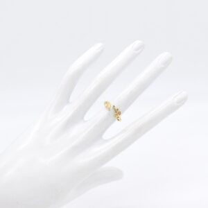 18K Leaf Ring-Size 6