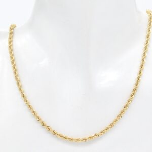 18K Rope Chain Necklace
