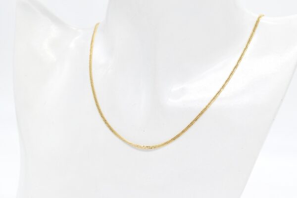 18K Slim Curb Chain - Image 2