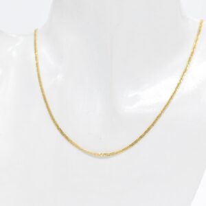 18K Slim Curb Chain